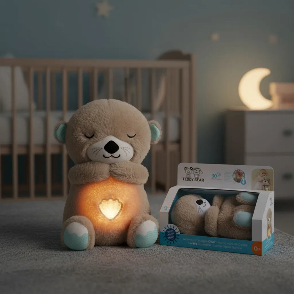 Peluche Nutria que Respira con Luces y Movimiento