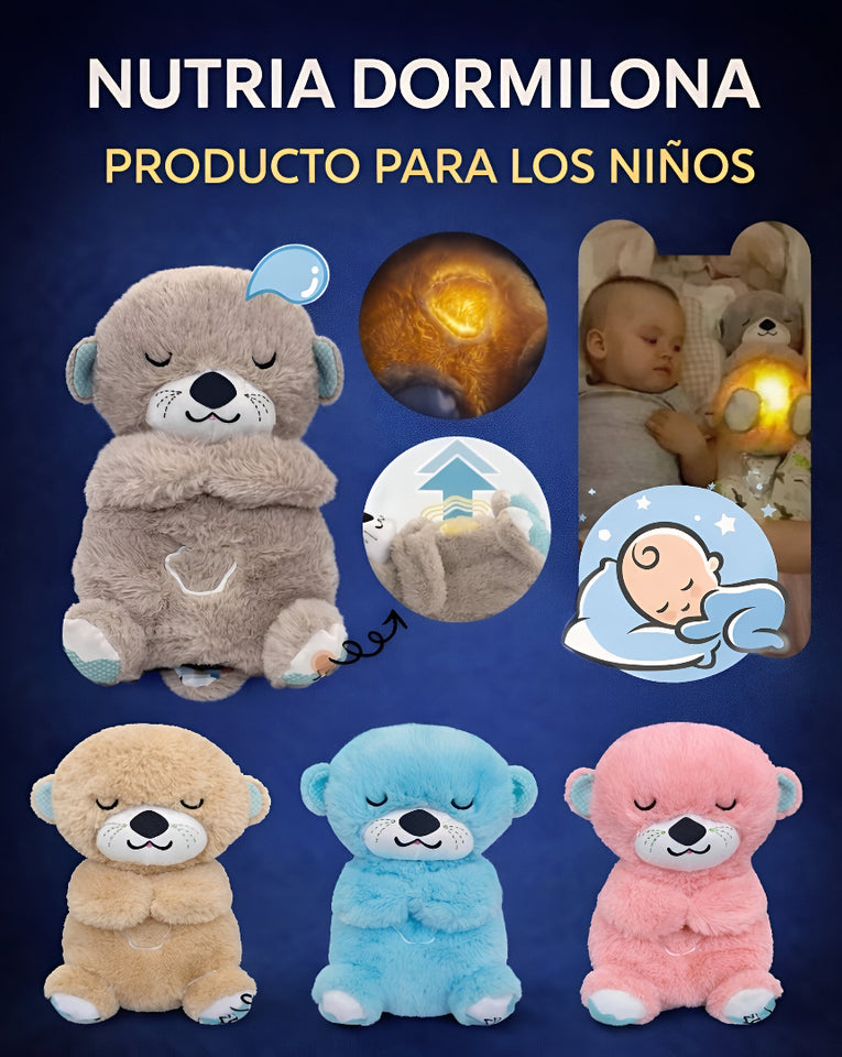Peluche Nutria que Respira con Luces y Movimiento