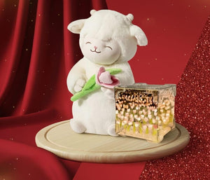 Peluche Corderito + Tulipán infinito