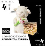 Peluche Corderito + Tulipán infinito